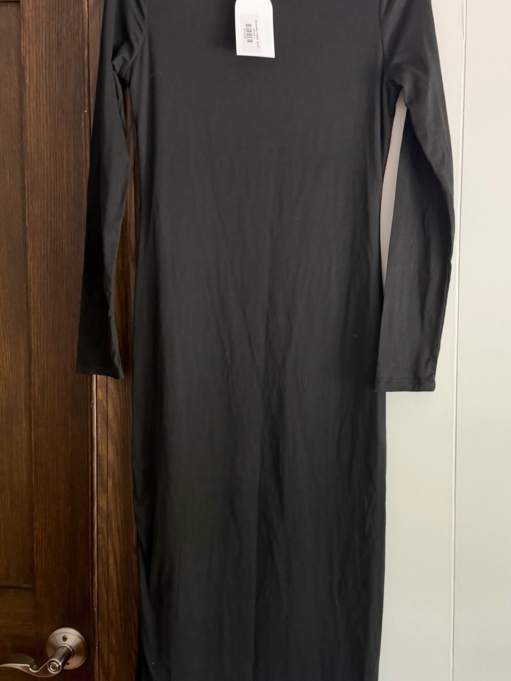 Heart & Hips Black Long Sleeve Maxi Dress
